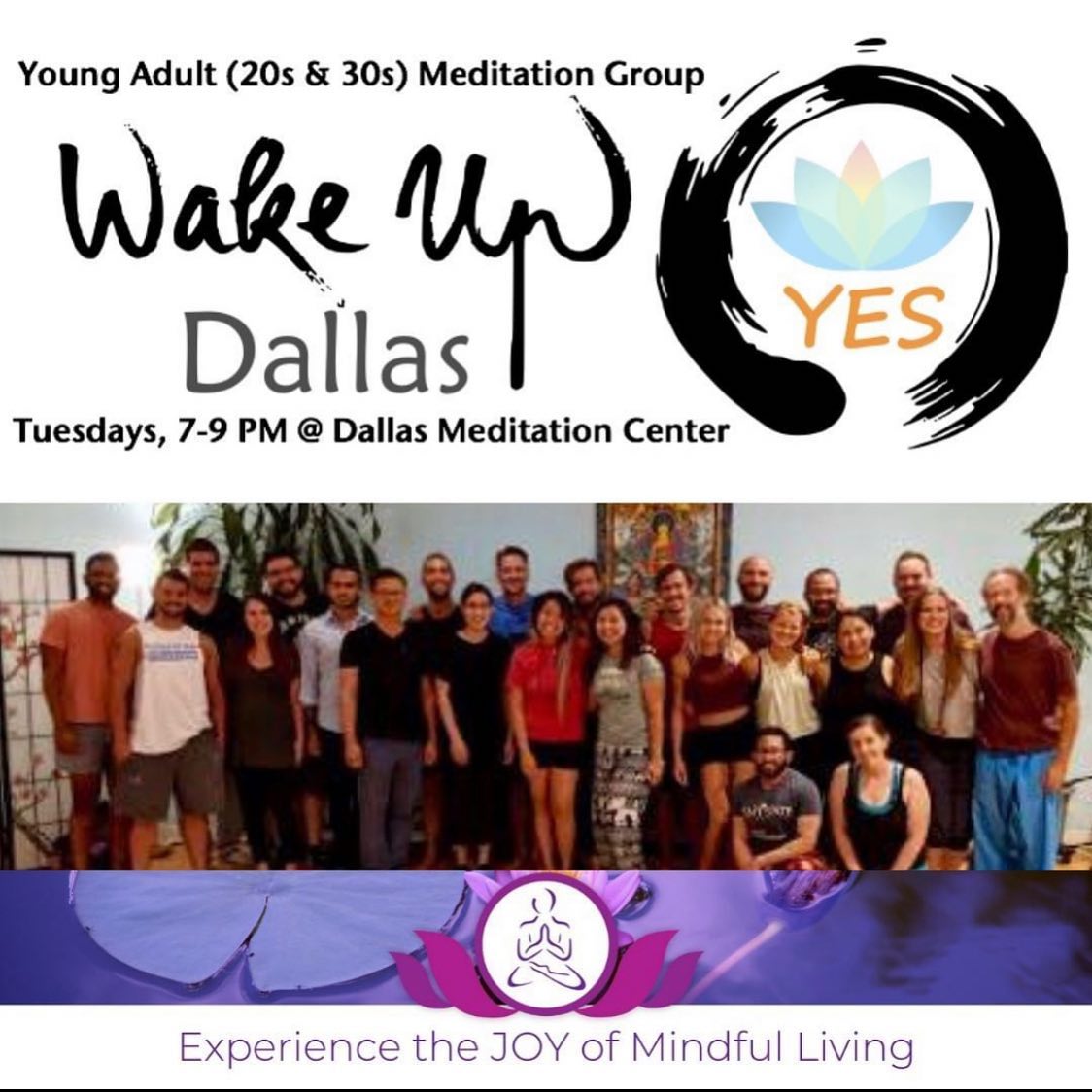 Alex and Nicole will be facilitating our evening and will be sharing excerpts and readings from Thich Nhat Hanh's writings, followed by time for discussion and sharing. 
 
Please note we've also returned back to our regular 7-9pm time for our Tuesday meetings and will continue meeting in a hybrid format. 
 
For those of us attending in-person, the Dallas Meditation Center is located at the following address: 
810 W. Arapaho Road, Suite 98
Richardson, Texas 75080. #dallasmindfulness #dallasmindfulnessteacher #wakeupdallasyes #meditationgroup  #thichnhathanh